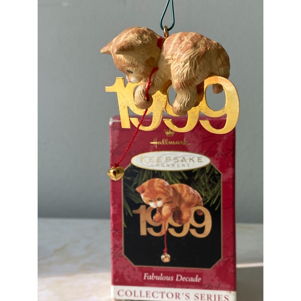 Hallmark Keepsake Ornament 1999 Fabulous Decade #10 Final Series Cat 1999 Bell